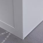 Comedouro Elevado para Cães com 2 Tigelas de Aço Inoxidável e Espaço de Armazenamento Oculto 60x30x41 cm Branco