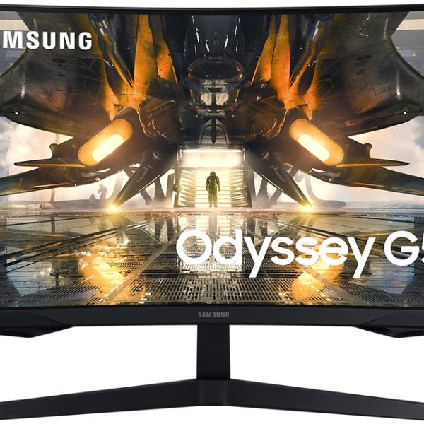 Monitor Gaming Curvo 27 Odyssey G5 LS27AG550EPXEN QHD LED 165Hz (Preto) - SAMSUNG