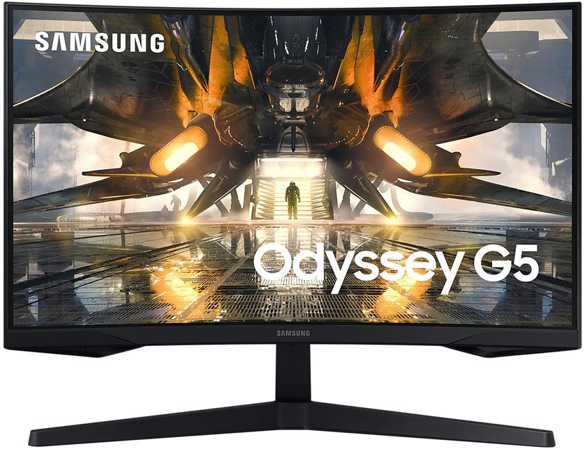 Monitor Gaming Curvo 27 Odyssey G5 LS27AG550EPXEN QHD LED 165Hz (Preto) - SAMSUNG