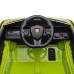 Carro Elétrico Infantil Lamborghini SIAN 12V para Crianças de 3 - 8 anos com Controle Remoto Abertura da Porta Música MP3 USB e Faróis 108x62x40 cm Verde