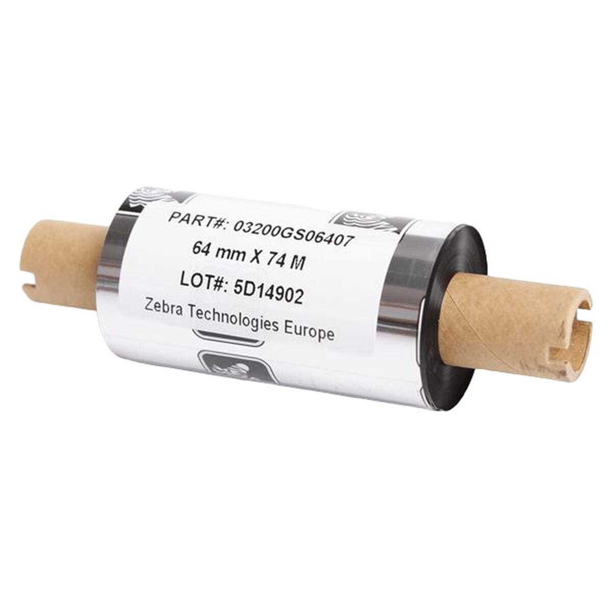 Fita de transferência térmica Zebra 3200 Wax/Resin (12 Unidades)