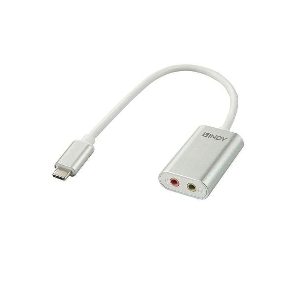 Adaptador USB-C para Jack 3.5 mm LINDY 42711