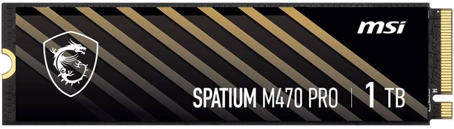 SSD M.2 2280 Spatium M470 Pro 1TB 3D NAND NVMe PCIe 4.0 Gen 4.0x4 - MSI