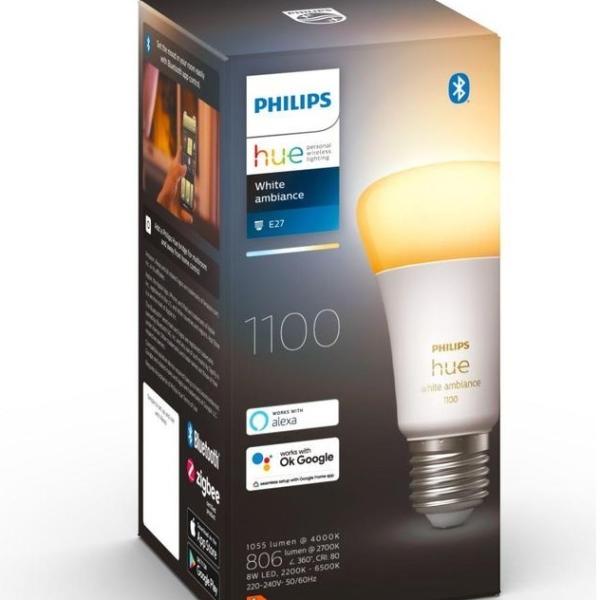 Lâmpada LED Inteligente E27 8W 1100Lm - PHILIPS HUE