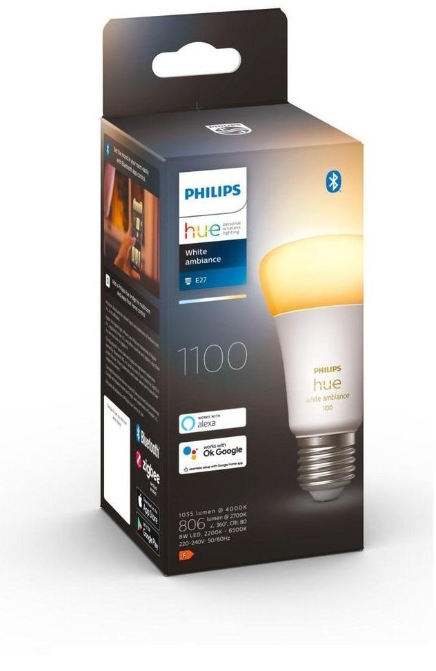 Lâmpada LED Inteligente E27 8W 1100Lm - PHILIPS HUE