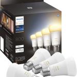 Pack 4 Lâmpadas LED E27 6W 2200 - 6500K 800Lm - PHILIPS HUE