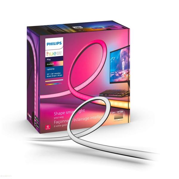 Fita LED Flexivel Play Gradient para PC RGB 15W 800Lm + Fonte Alimentação - PHILIPS HUE
