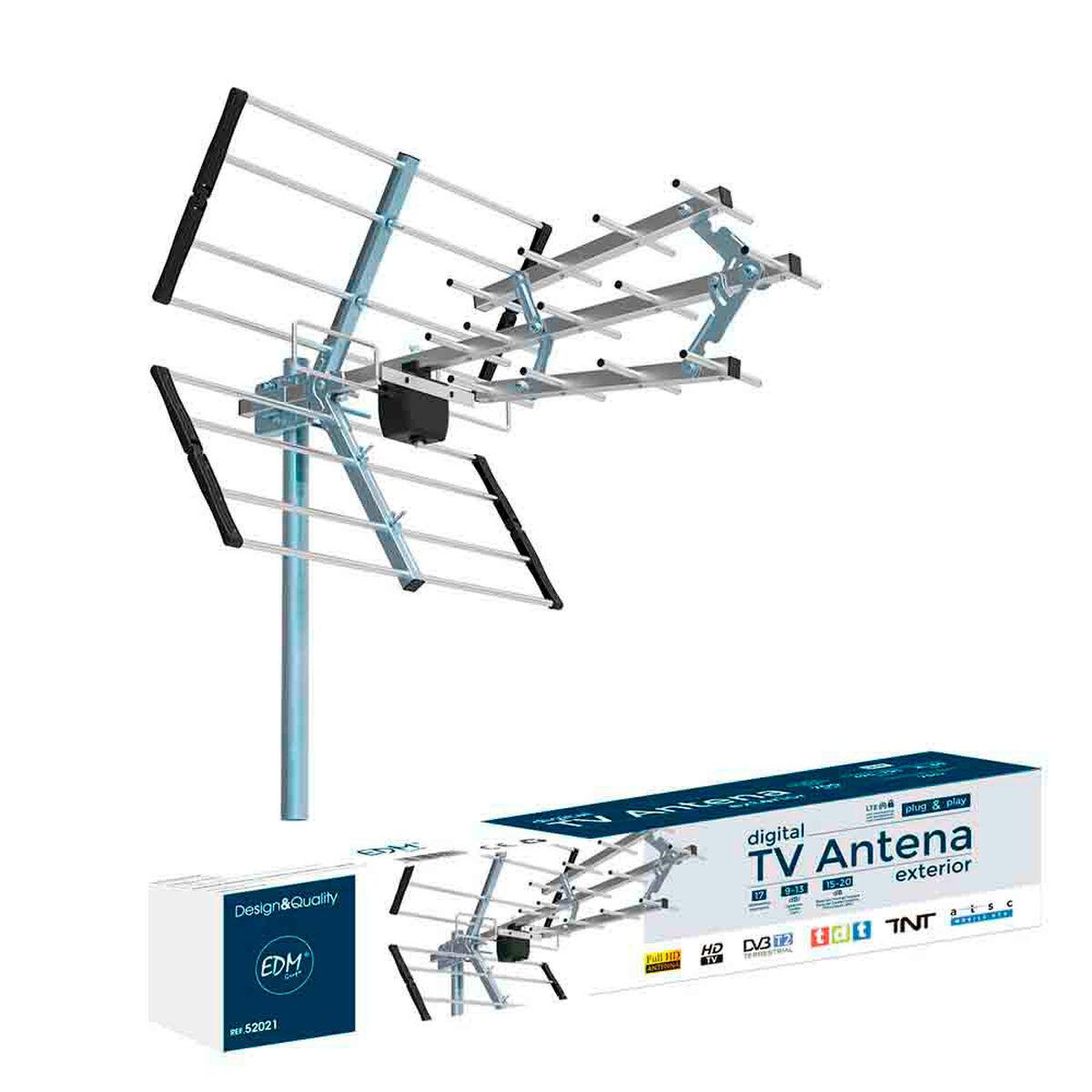 Antena de TV EDM 52021 470-694 Mhz UHF