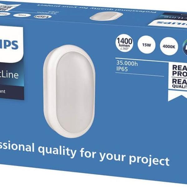 Projector Parede LED 15W 4000K 1400Lm IP65 (Oval) - PHILIPS