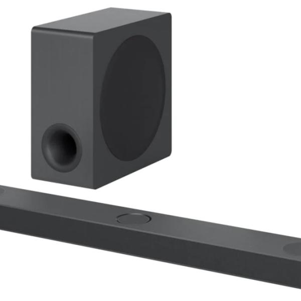 SoundBar + Subwoofer s/ Fios 3.1.3 S80QY 480W Dolby Atmos - LG
