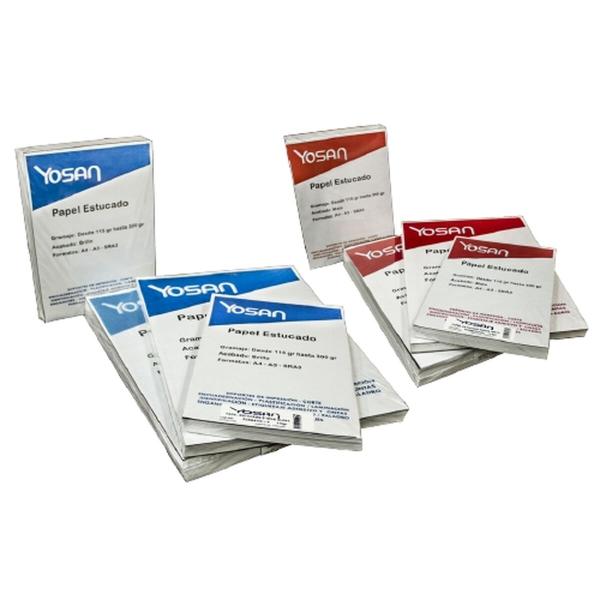 Papel revestido Yosan Branco 500 Folhas SRA3