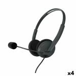 Auriculares com microfone Energy Sistem Office 2 Preto (4 Unidades)