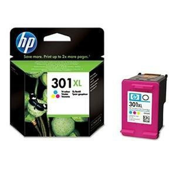 Tinteiro de Tinta Original HP 301XL Tricolor (60 Unidades)