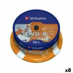 DVD-R Verbatim 4,7 GB 16x (8 Unidades)