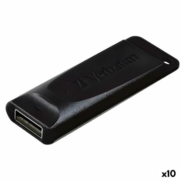 Pendrive Verbatim Preto 16 GB (10 Unidades)
