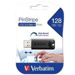 Memória USB Verbatim PINSTRIPE Preto 128 GB (10 Unidades)