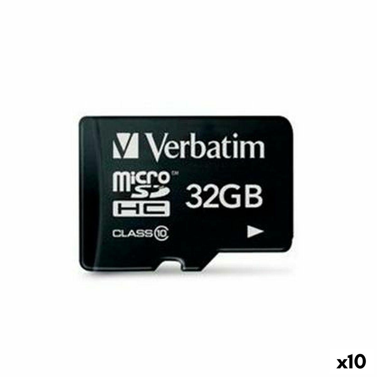 Cartão de Memória SDHC Verbatim 32 GB (10 Unidades)