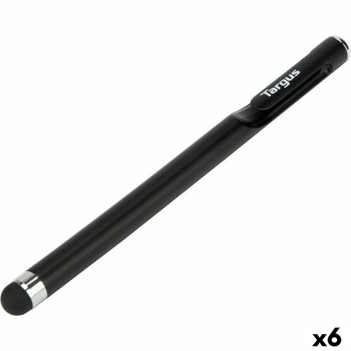 Lápiz ótico Targus STYLUS Preto (6 Unidades)