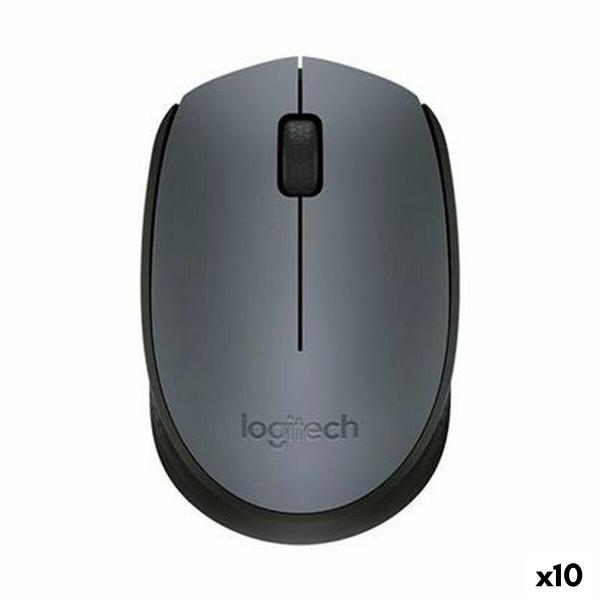 Rato Logitech Preto Cinzento 1000 dpi (10 Unidades)