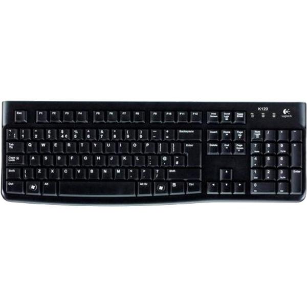Teclado Logitech K120 Preto Qwerty espanhol (10 Unidades)