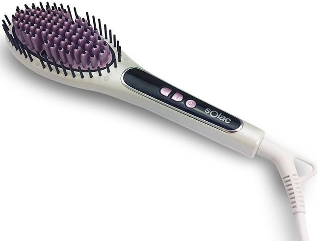 Escova Alisadora Iónica 53W (Branco) - SOLAC