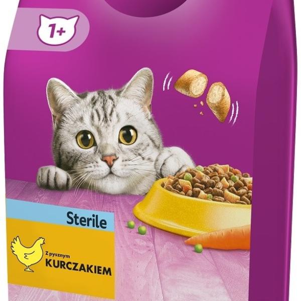 Ração Seca Sterile Frango p/ Gato Adulto (14Kg) - WHISKAS