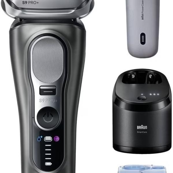 Máquina de Barbear Series 9 Pro+9675cc (Cinzento/Prateado) - BRAUN