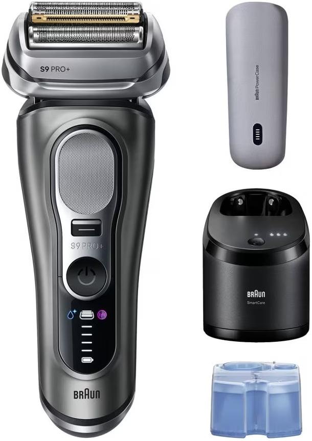 Máquina de Barbear Series 9 Pro+9675cc (Cinzento/Prateado) - BRAUN
