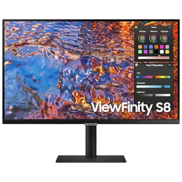 Monitor ViewFinity S8 LED 27 LS27B800PXPXEN 4K Ultra HD (Preto) - SAMSUNG