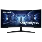 Monitor Curvo Odyssey G5 34 LC34G55TWWPXEN UltraWide Dual Quad HD LED (Preto) - SAMSUNG