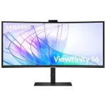 Monitor Curvo ViewFinity S6 LED 34 LS34C652VAUXEN 4K Ultra HD (Preto) - SAMSUNG