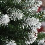 Árvore de Natal Artificial Ø69x150cm com 464 Ramas e 28 Pinhas Folhas de PVC Base Dobrável e Suporte Metálico Decoração de Natal para Interiores Verde