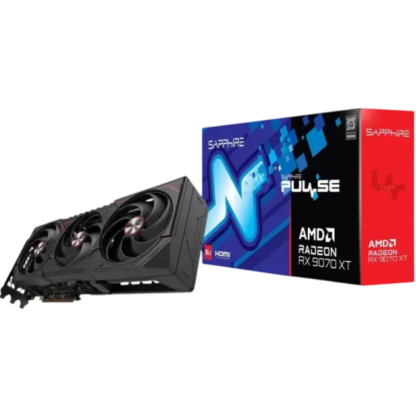 Placa Gráfica AMD Radeon RX 9070 XT Pulse 16GB GDDR6 - SAPPHIRE