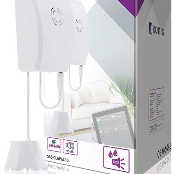 Sensor de Fugas de Água Inteligente (95dB) - KONIG