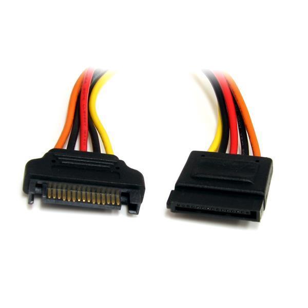 Cabo de Alimentação SATA 15 PIN Macho - SATA 15 PIN Fêmea (30cm) - STARTECH