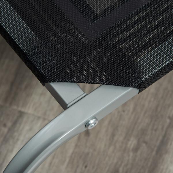 Cama Elevada para Cães e Gatos Cama Transpirável para Animais de Estimação com 130x90x20 cm Preto