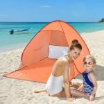 Tenda pop - up instantânea e portátil com janelas Tipo de refúgio para piquenique, praia e acampamento com proteção UV