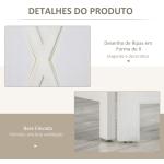 Biombo de 4 Paineis Separador de Ambientes Dobrável 182x170cm Divisória para Espaços de Madeira Decoração Elegante para Dormitório Sala de Estar Branco