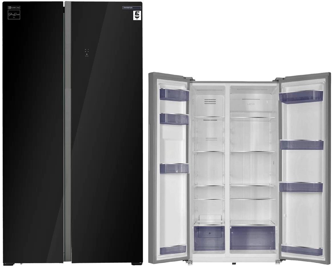 Frigorífico Americano Side By Side SBS - 719 BGA 559L No Frost (Preto) - INFINITION