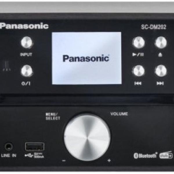 Micro Sistema de Áudio 24W SC - DM202EG - K (Preto) - PANASONIC