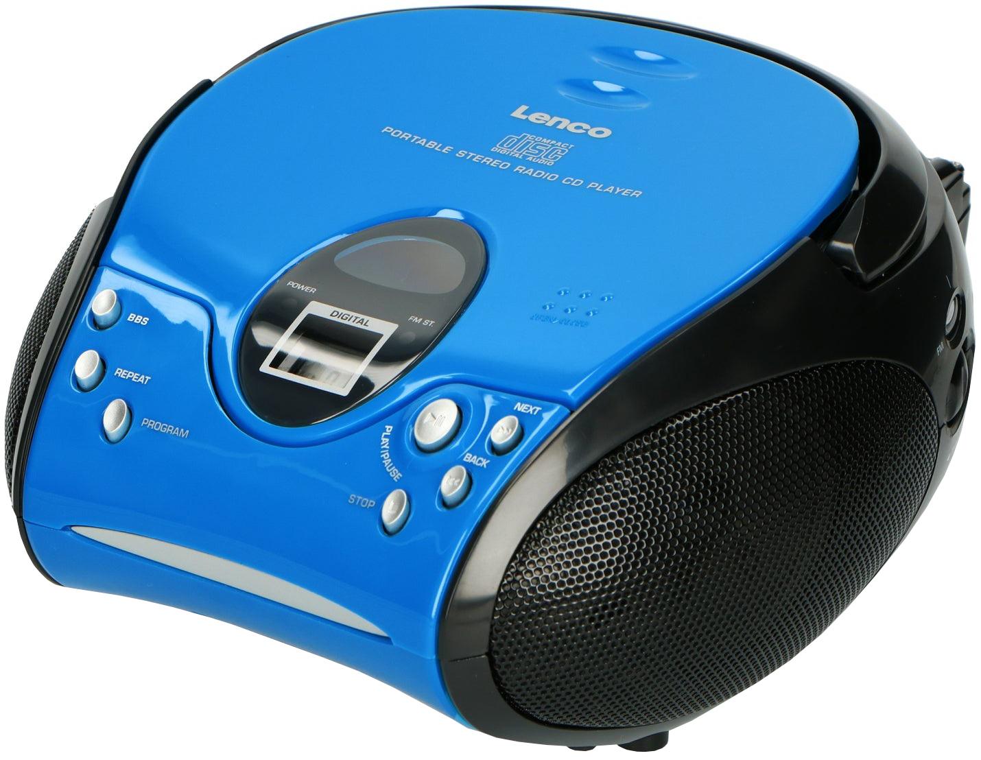 Rádio Portátil SCD 24 c/ Leitor CD - R/RW (Azul) - LENCO