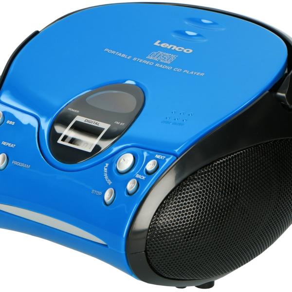 Rádio Portátil SCD 24 c/ Leitor CD - R/RW (Azul) - LENCO