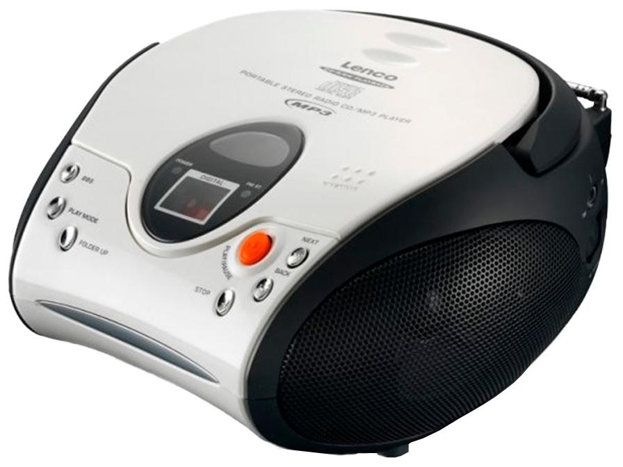 Rádio Portátil SCD 24 c/ Leitor CD - R/RW (Branco) - LENCO