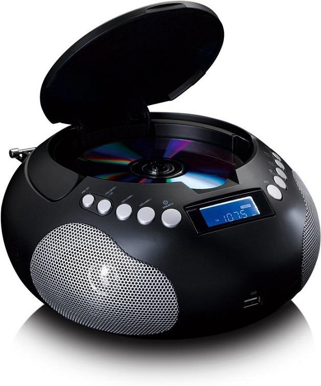 Rádio Portátil SCD 331 c/ Leitor de CDs / MP3 e Bluetooth - LENCO