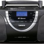 Rádio Portátil FM c/ Leitor de CD/MP3/Cassetes/Bluetooth e DAB+ SCD 6900 - LENCO