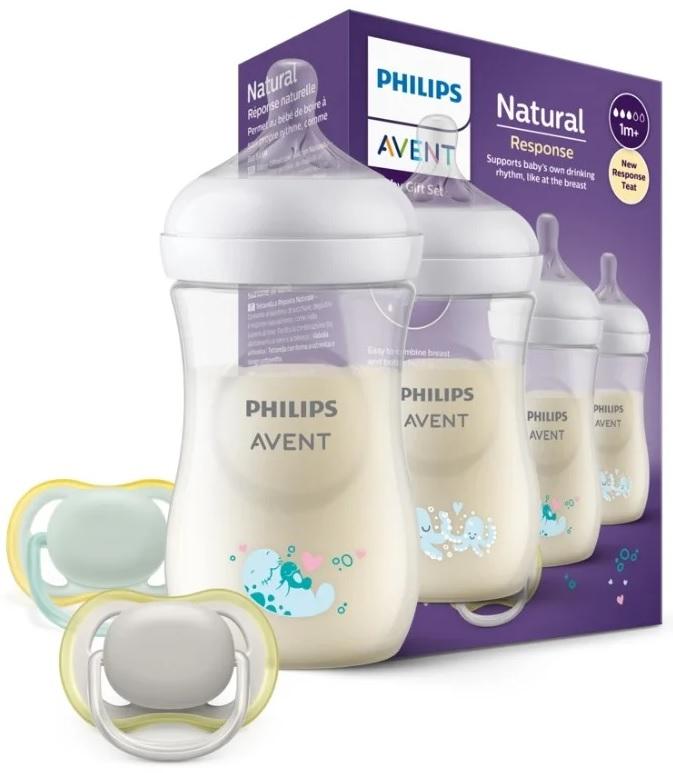 Pack Natural Response Nascimento (2 Biberões + 2 Chupetas) Ultra Air 260ml - PHILIPS AVENT