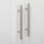 Carrinho de Cozinha com Prateleira Interior Ajustável Gaveta Barra e Suporte para Temperos 109x40x89 cm Branco
