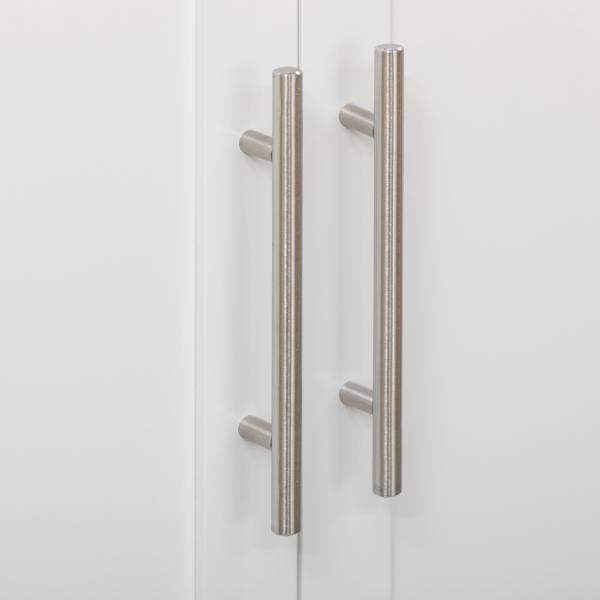 Carrinho de Cozinha com Prateleira Interior Ajustável Gaveta Barra e Suporte para Temperos 109x40x89 cm Branco