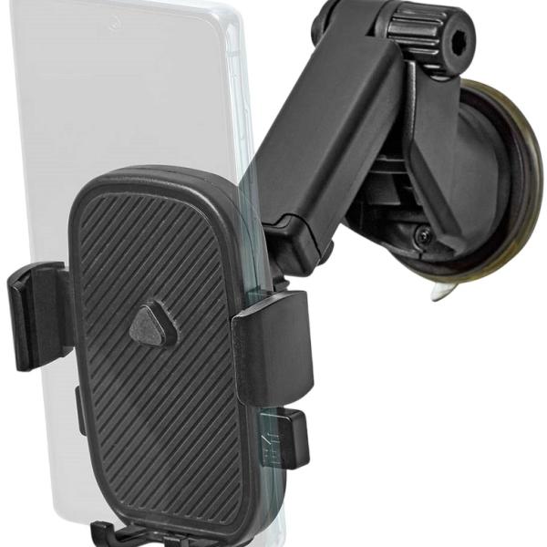 Suporte Universal de Smartphone p/ Carro (Preto) - NEDIS