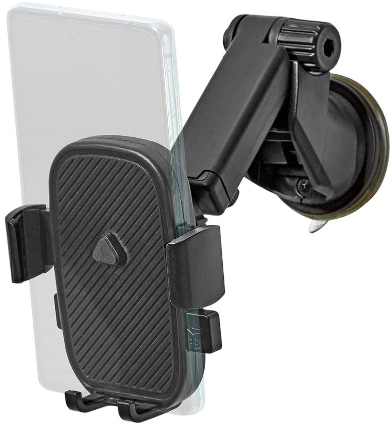 Suporte Universal de Smartphone p/ Carro (Preto) - NEDIS
